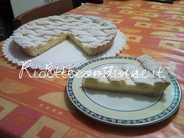 Crostata alla crema pasticcera di Teresa Mastandrea