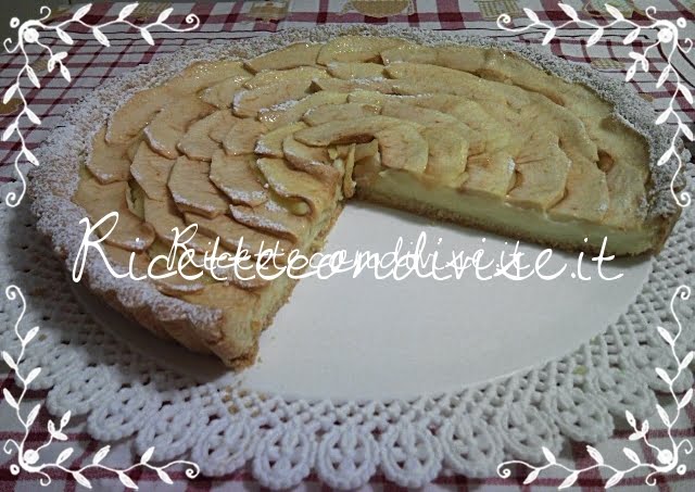 Particolare crostata di mele e crema pasticcera di Teresa Mastandrea
