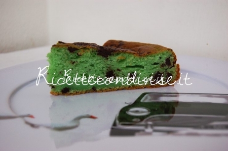 Primo piano torta cioccomenta di Dany - Ideericette Primo piano torta cioccomenta di Dany Ideericette
