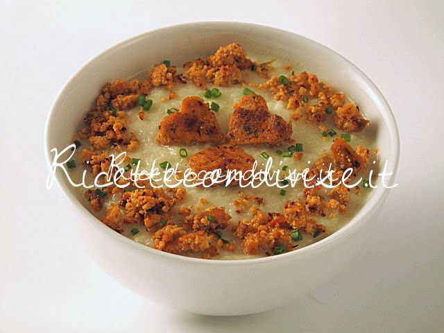 Crema di finocchi con Tofu rosso di Manlio Midori