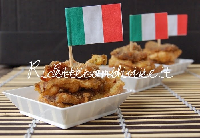 Fettine impanate e fritte e carciofi fritti di Dany Ideericette