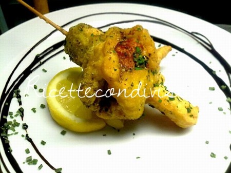 Involtino di carne e verdure fritto in pastella di birra croccante dello chef Matteo Ghigino