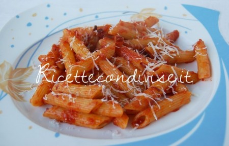 Primo piano penne allamatriciana di Dany Ideericette