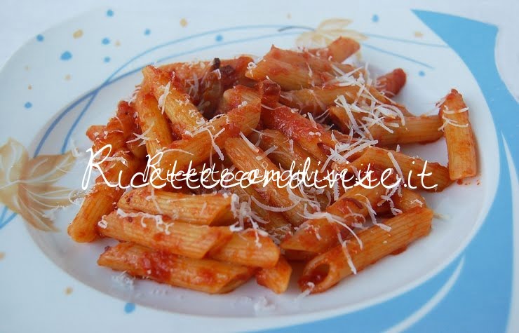 Primo piano penne allamatriciana di Dany Ideericette
