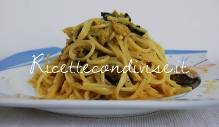 Spaghetti vegetariani alla carbonara di verza di Dany Ideericette