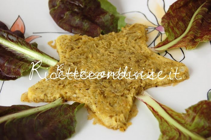 Particolare frittatina stella con bruschetta di asparagi di Dany Ideericette