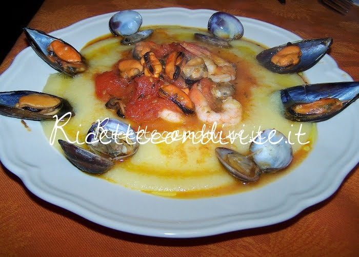 Polentina con frutti di mare di Claudio Rega