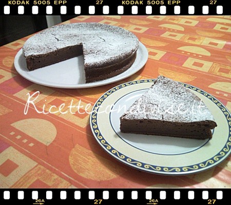 Torta di ricotta e cioccolato di Teresa Mastandrea