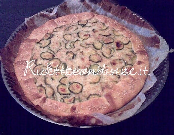 Torta di zucchine con riso basmati e semi di sesamo di Deborah Capanna