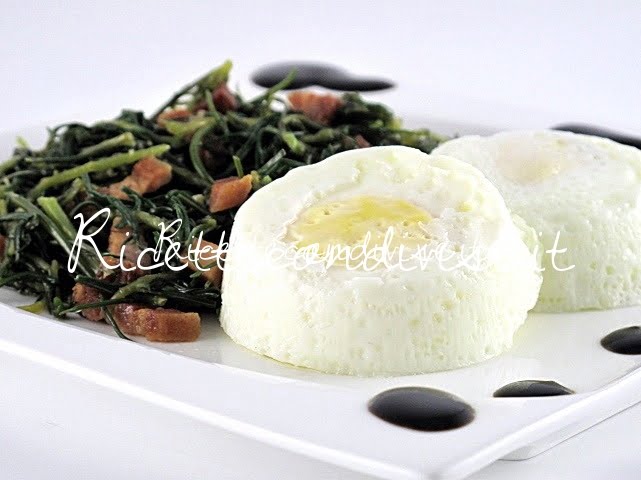 Particolare uova con erbette negus al bacon di Manlio Midori