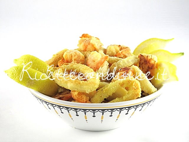 Primo piano Falso fritto di totani e mazzancolle di Manlio Midori