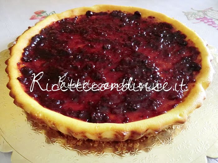 cheese cake ai frutti di bosco di melania