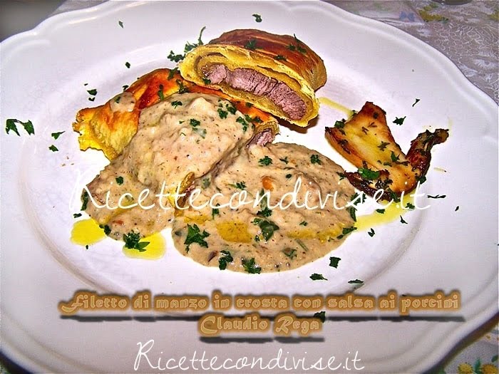 Filetto in crosta con salsa ai porcini di Claudio Rega