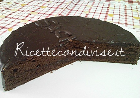 Particolare torta Sacher di Teresa Mastandrea