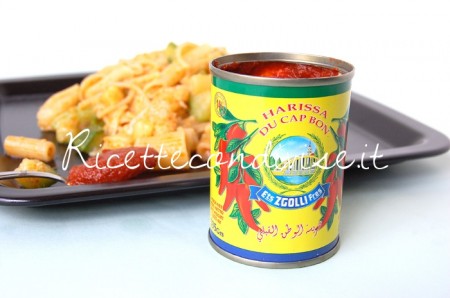Particolare pasta mista con cavolfiore zucchine e harissa di Dany Ideericette