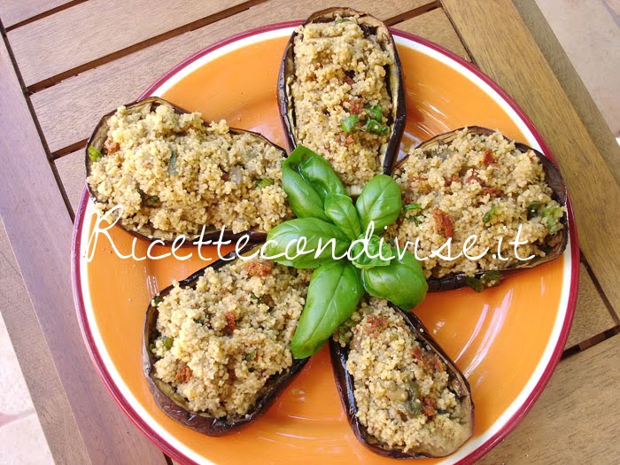 Melanzane con cous cous di Lorella Sini