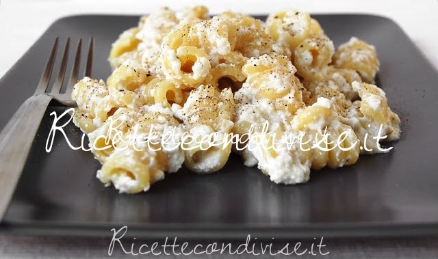 Primo piano molle con ricotta e pepe di Fabio Nincheri