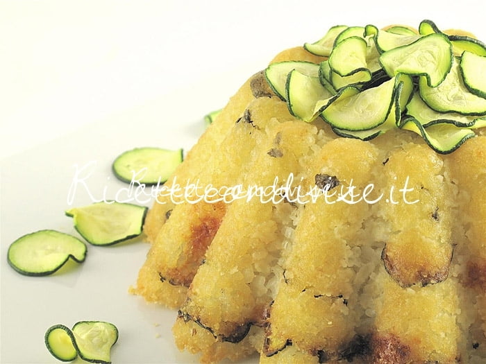 Primo piano sartù in bianco con zucchine di Manlio Midori