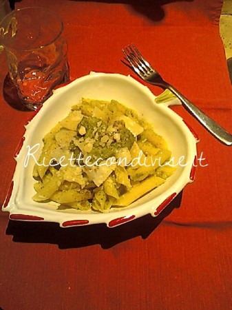 Penne al pesto di broccoletti di Tati Penne al pesto di broccoletti di Tati