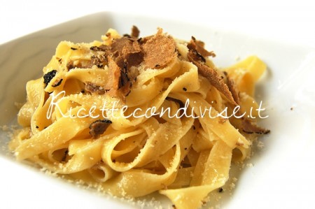 Particolare Tagliatelle al tartufo nero estivo di Dany Ideericette