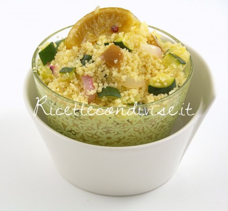 Ricetta Couscous con zucchine, cipolla e lime confit di Manlio Midori 2 Particolare couscous con zucchine cipolla e lime confit di Manlio midori