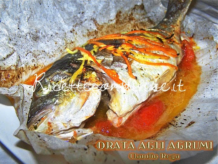 Orata agli agrumi di Claudio Rega