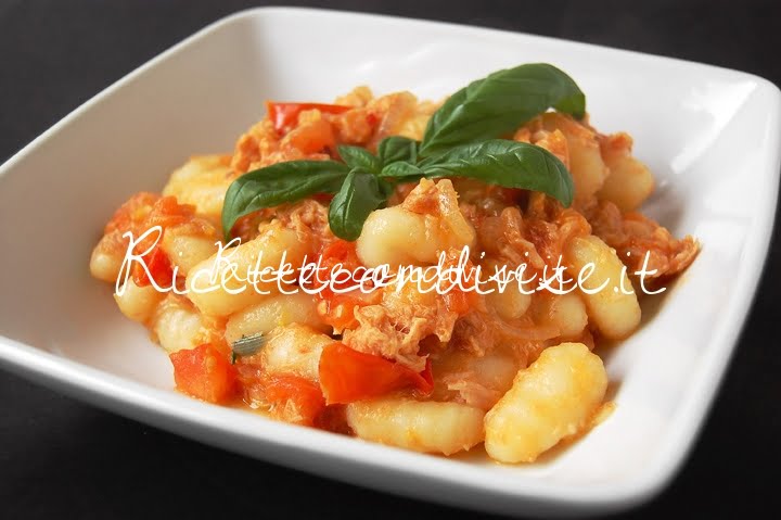 Gnocchi con tonno e pomodorini di Dany Ideericette