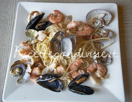 Spaghetti alla carbonara di mare di Diomede917 Spaghetti alla carbonara di mare di Diomede917