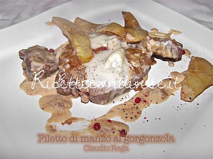 Filetto di manzo con pere e gorgonzola di Claudio Rega
