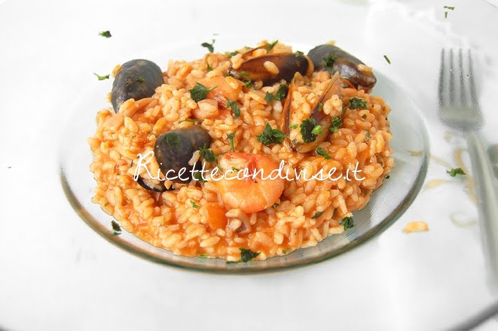Particolare risotto alla marinara di Dany Ideericette