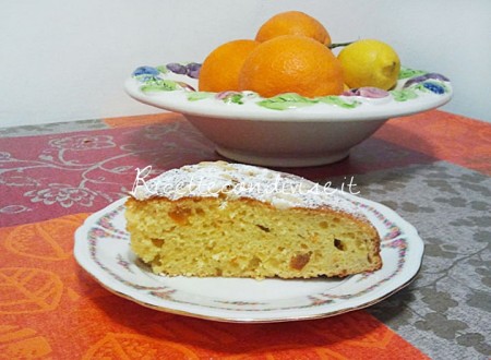 Torta alla ricotta con sensazioni di arancia di Manila Vannucci