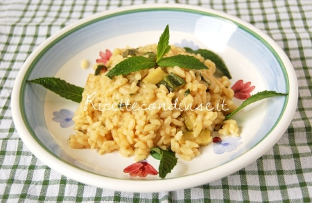 Risotto zucchine e menta di Dany - Ideericette