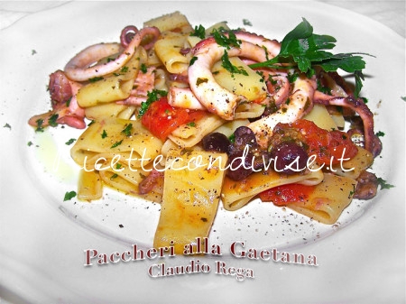 Paccheri alla Gaetana di Claudio Rega