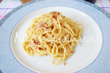 Spaghetti alla gricia con crutin Occelli di Dany - Ideericette
