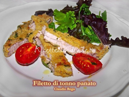 Filetto di tonno panato di Claudio Rega