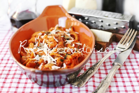 Particolare trippa ai funghi porcini e formaggio al tartufo di Acqualagna di Dany - Ideericette