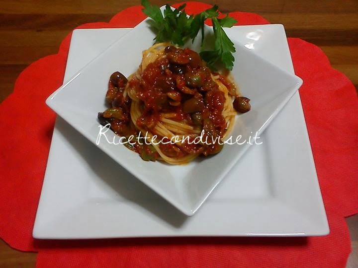 ricetta sugo alla puttanesca di pinarosa