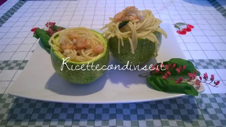 spaghetti gamberi cavolfiore
