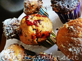 muffin con gocce di cioccolato