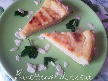 ricetta crostata con crema al limone senza latte di angela vic