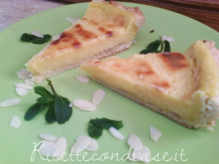 Crostata con crema di limone senza latte di Angela Vic