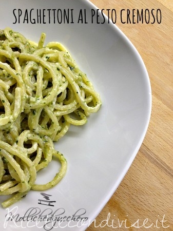 Ricetta pasta con pesto cremoso