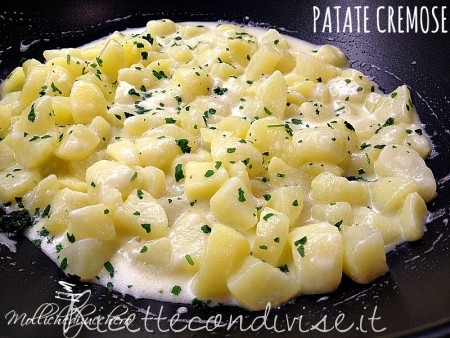 ricetta patate cremosissime