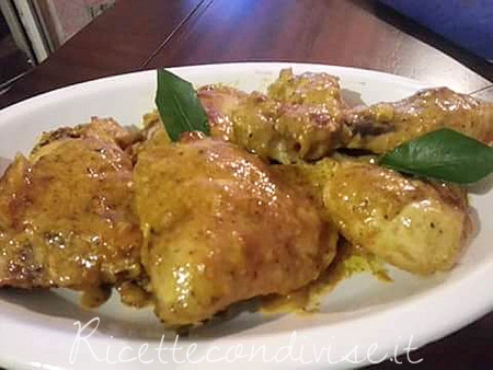 Pollo alla senape e curry di Angela Vic