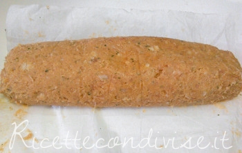 Polpettone con zucchine formaggio e pistacchi da  cuocere di Roberta Vivenzi
