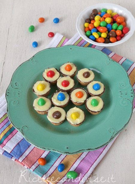 Chocup con crema pasticcera e M&M's