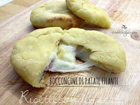 ricetta schiacciatine di patate filanti