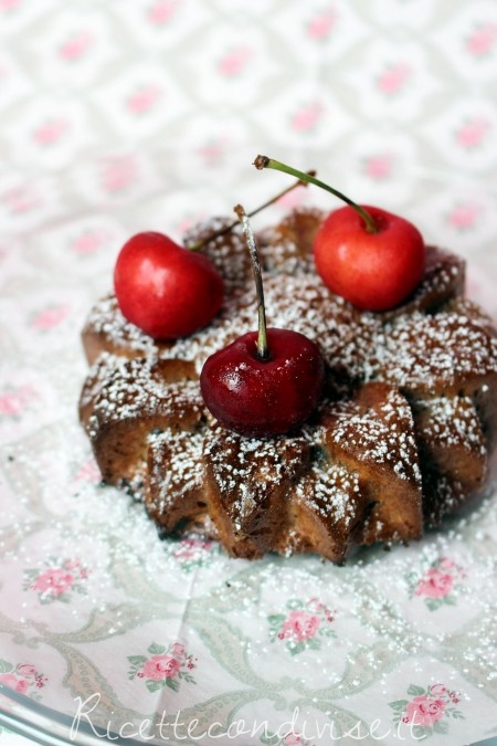 ricetta tortino di cioccolato e ciliege