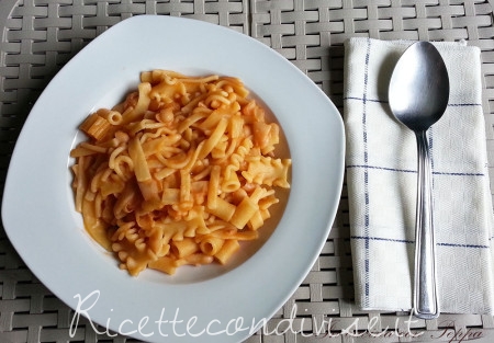 ricetta pasta con fagioli