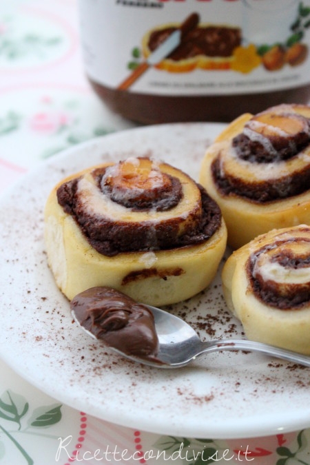 Ricetta girelle di pan brioche con Nutella